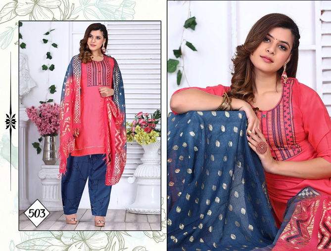 Riyaa Levisa 1 Rayon Designer Fancy Wear Ready Made Suit Collection